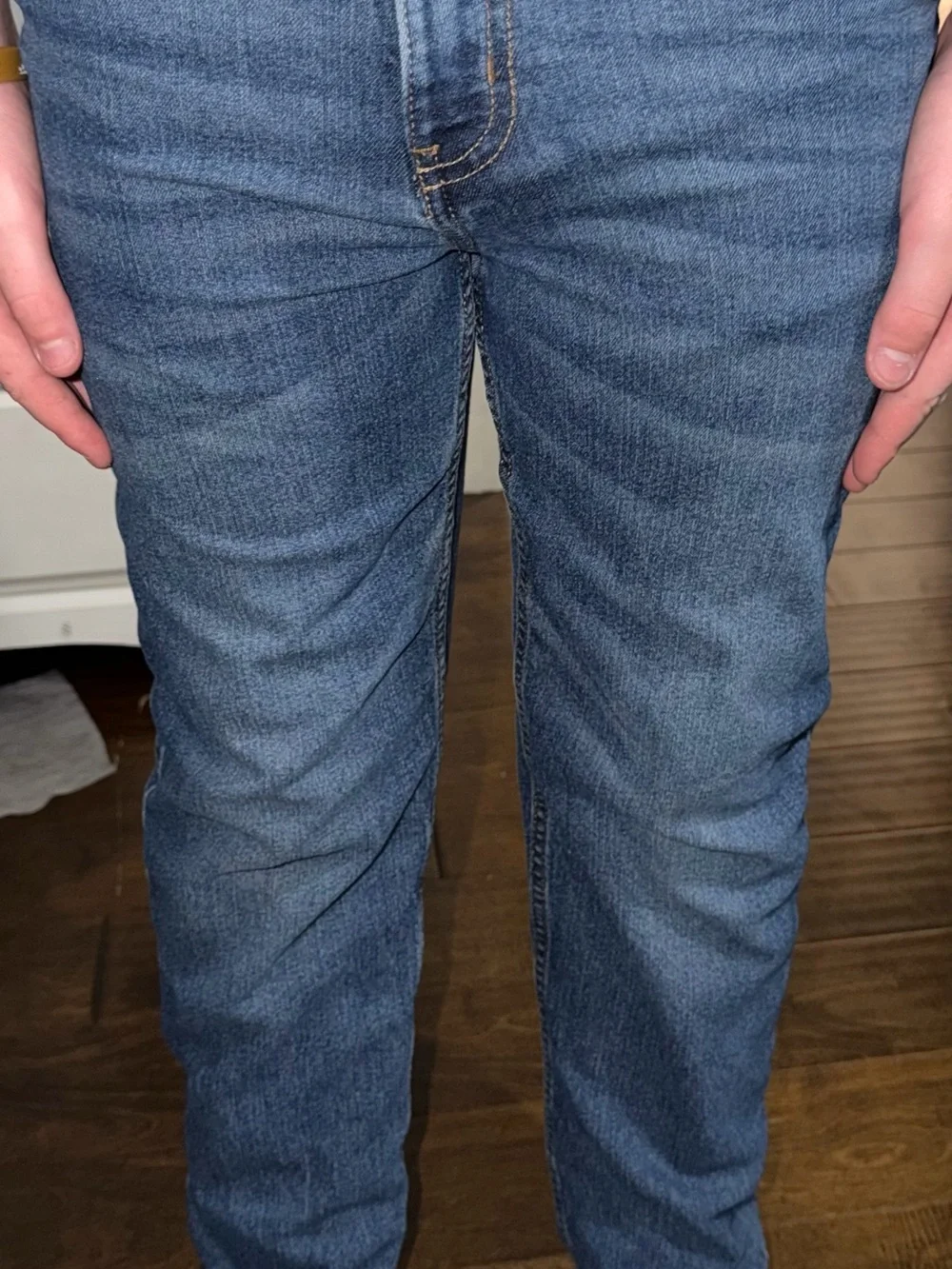 Kid’s Classic Straight Fit Blue Jeans